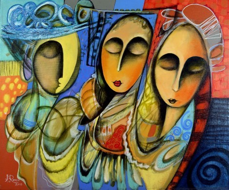 Three Sisters, an art piece by Romeo Avagyan