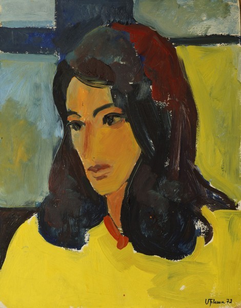 Portrait of a Girl in Yellow, an art piece by Minas Avetisyan 