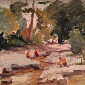 At The River, an art piece by Eduard Isabekyan